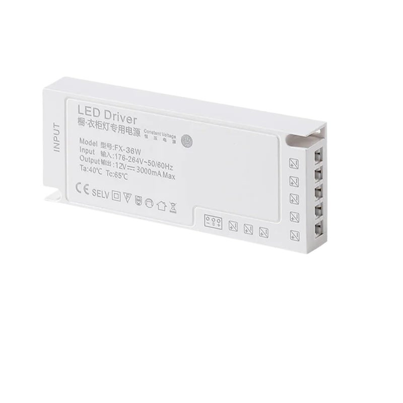 LED Cabinet Light Strip Transformer Power Supply Driver 12V 100W EU Plug - Image 1